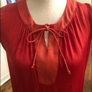 Sweet Grey Juni Mixed Material Top nwt